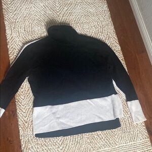 Men's Black and White Sweater